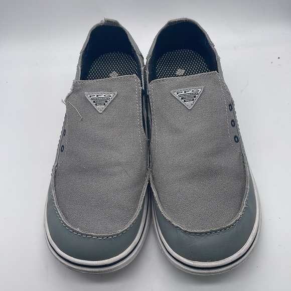 Columbia PFG Boat Shoes Sz 6 women’s grey non-marking Omni grip - Picture 2 of 12